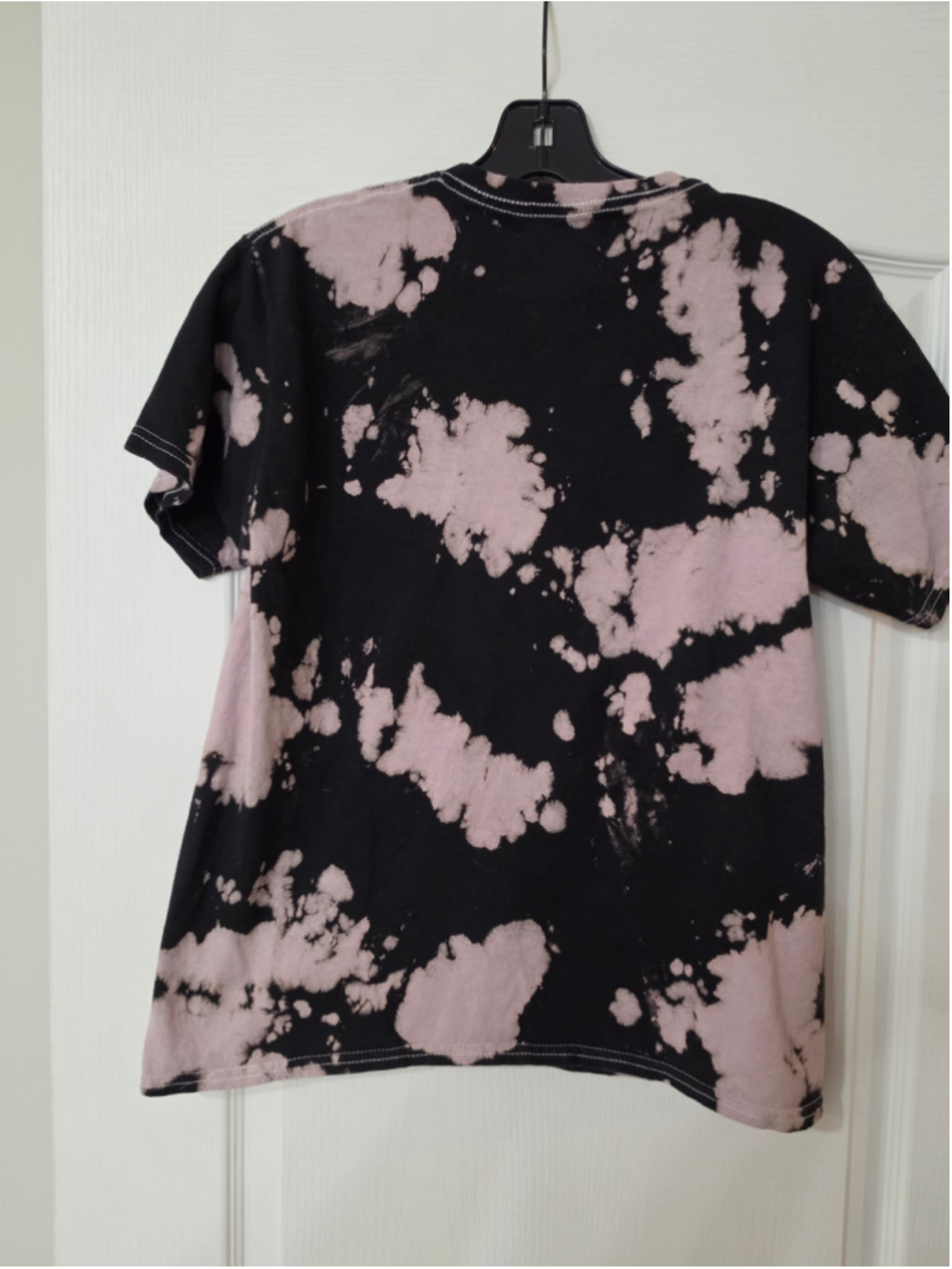 Korn Band T Shirt Large Black Bleach Splatter Drip Logo Nu Metal Tee